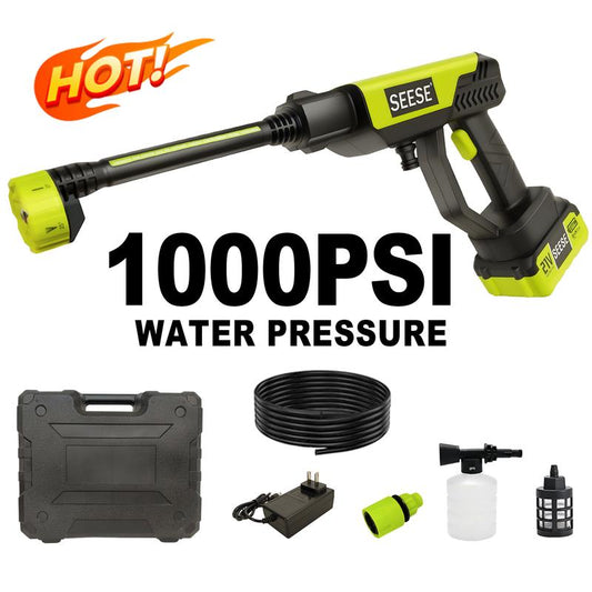 SEESE Green Body Pressure Washer (1000 PSI)