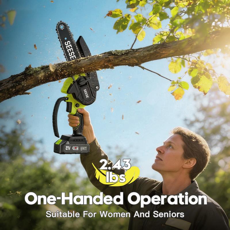 SEESE Cordless Mini ChainSaw